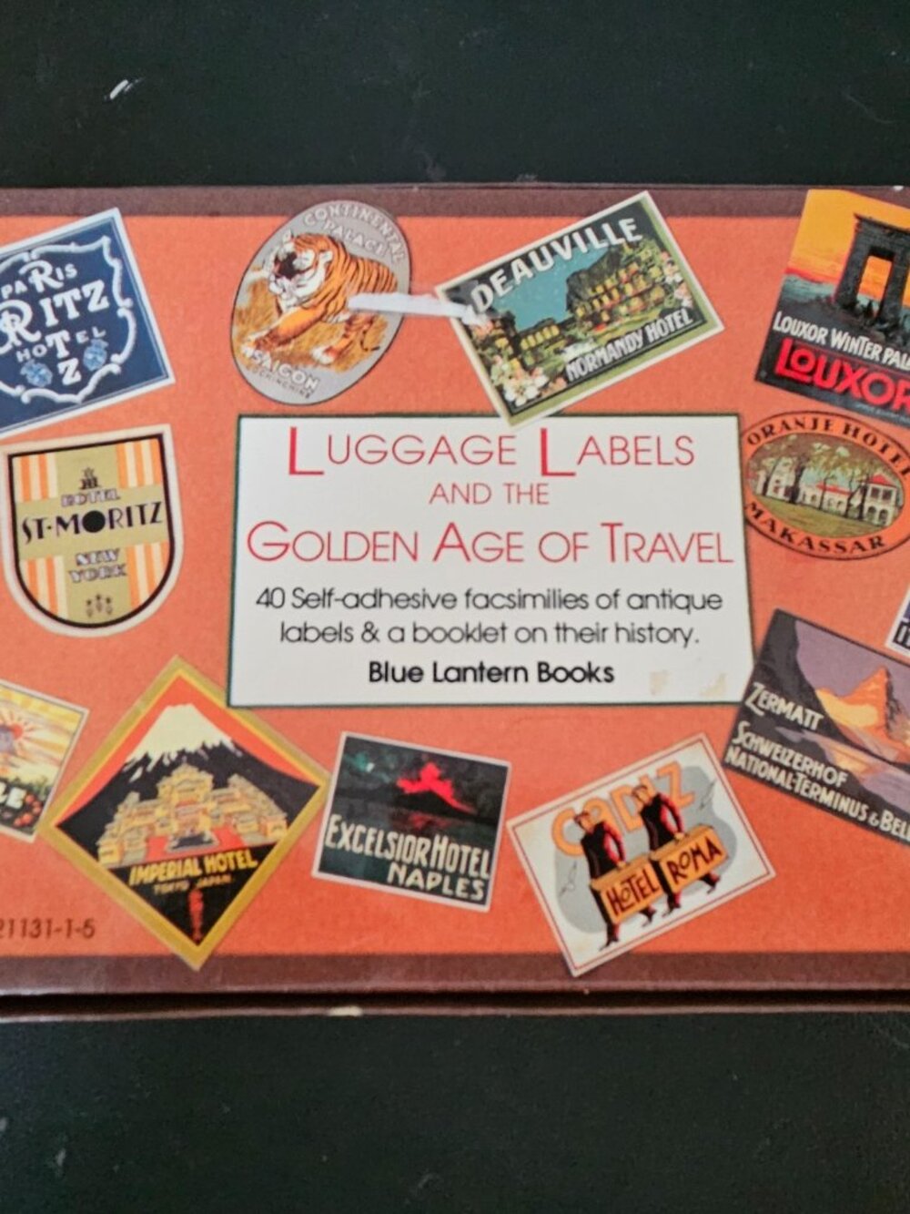 Luggage Labels & The Golden Age of Travel Book • Blue Lantern Books